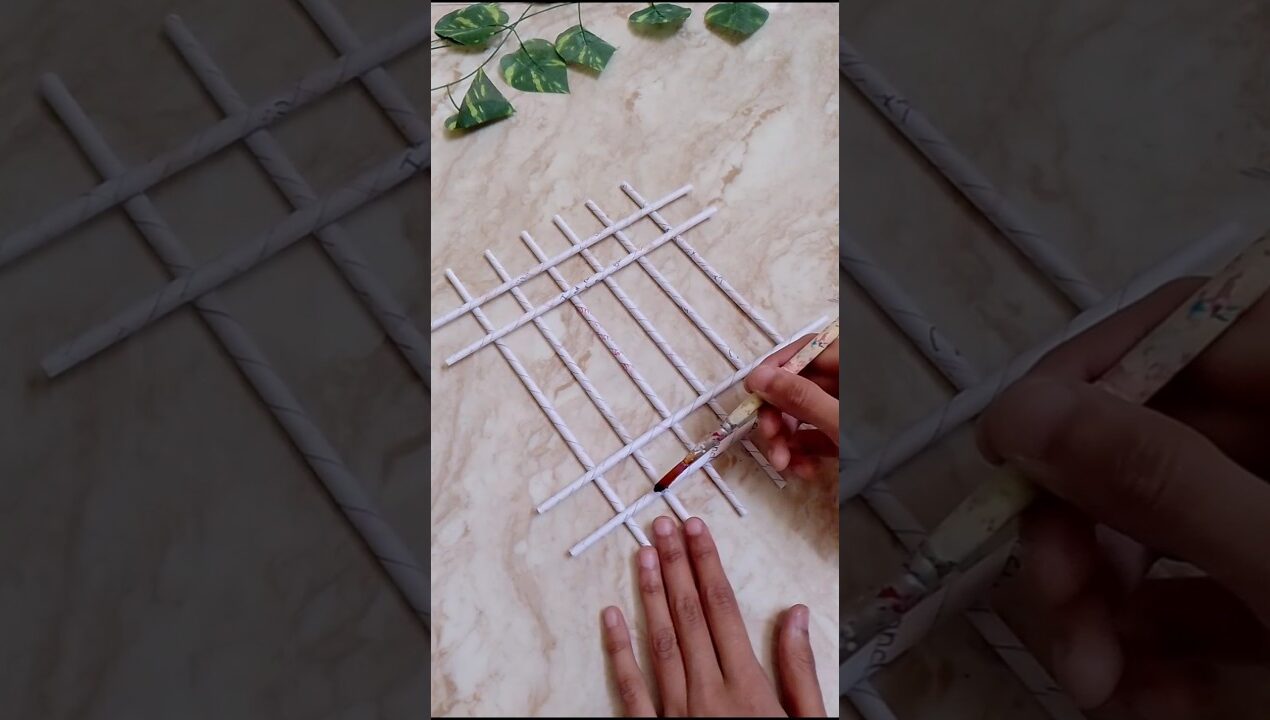 DIY wall hanging with paper 💖✨