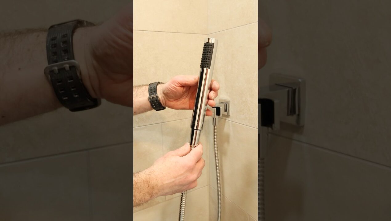Handheld Shower Wand Plumbing Tips – #shorts #plumbing #diy