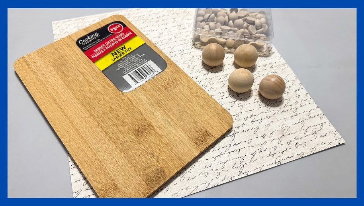 Display Tray DIY || Using a Dollar Tree Cutting Board || Just 1 Quick Craft
