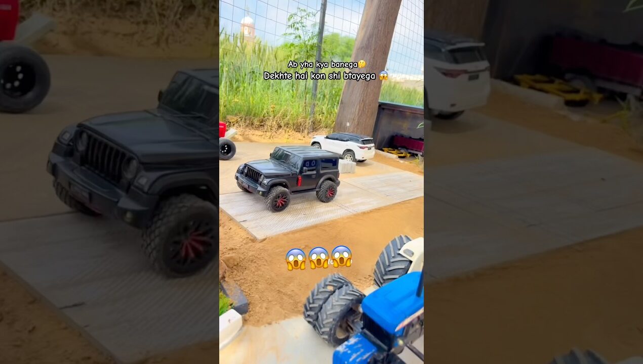 Thar 4×4 climb on tile 🔥Big construction start 💪💪#diy