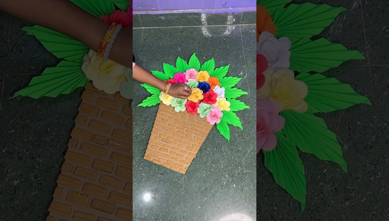 Luxury Paper Decor DIY idea  #shorts #crafts #idea #papercrafts