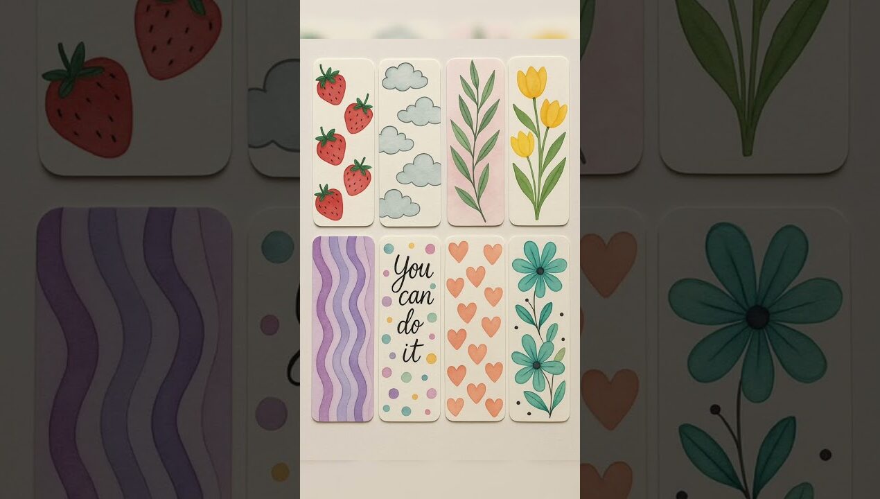 “Bookmark Bliss: 10+ Artistic Designs for Book Lovers”, DIY bookmark ideas