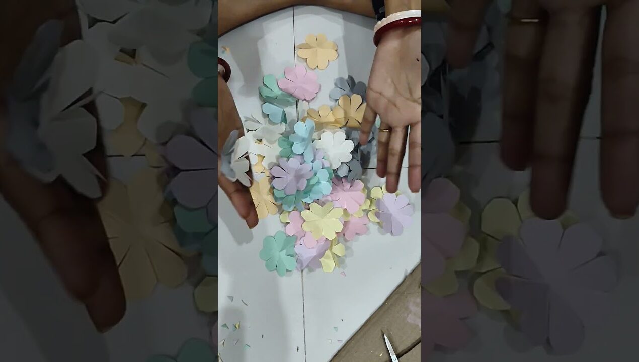 Easy Paper craft wall hanging Tree DIY Part 4(Home Decor) #craft #craftideas #papercraft#diy #art