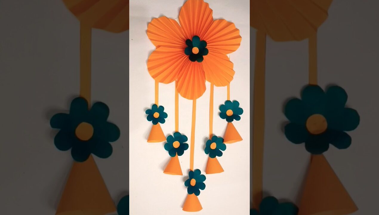 Beautiful wall hanging #diy #craft #papercrafts