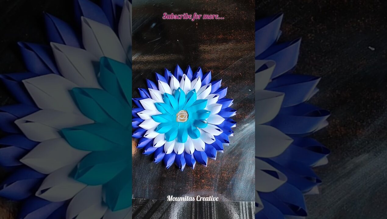 wall decoration ideas with paper#shorts #trending #viral #diy #fun #craft#papercraft #youtubeshorts