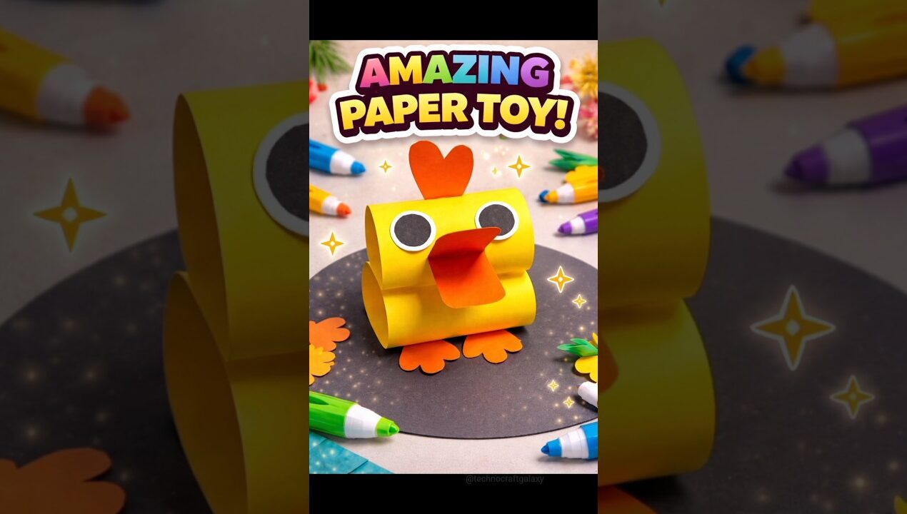 Paper Se Amazing Toy Banaye 😍 | Easy DIY Paper Craft#paper toy diy