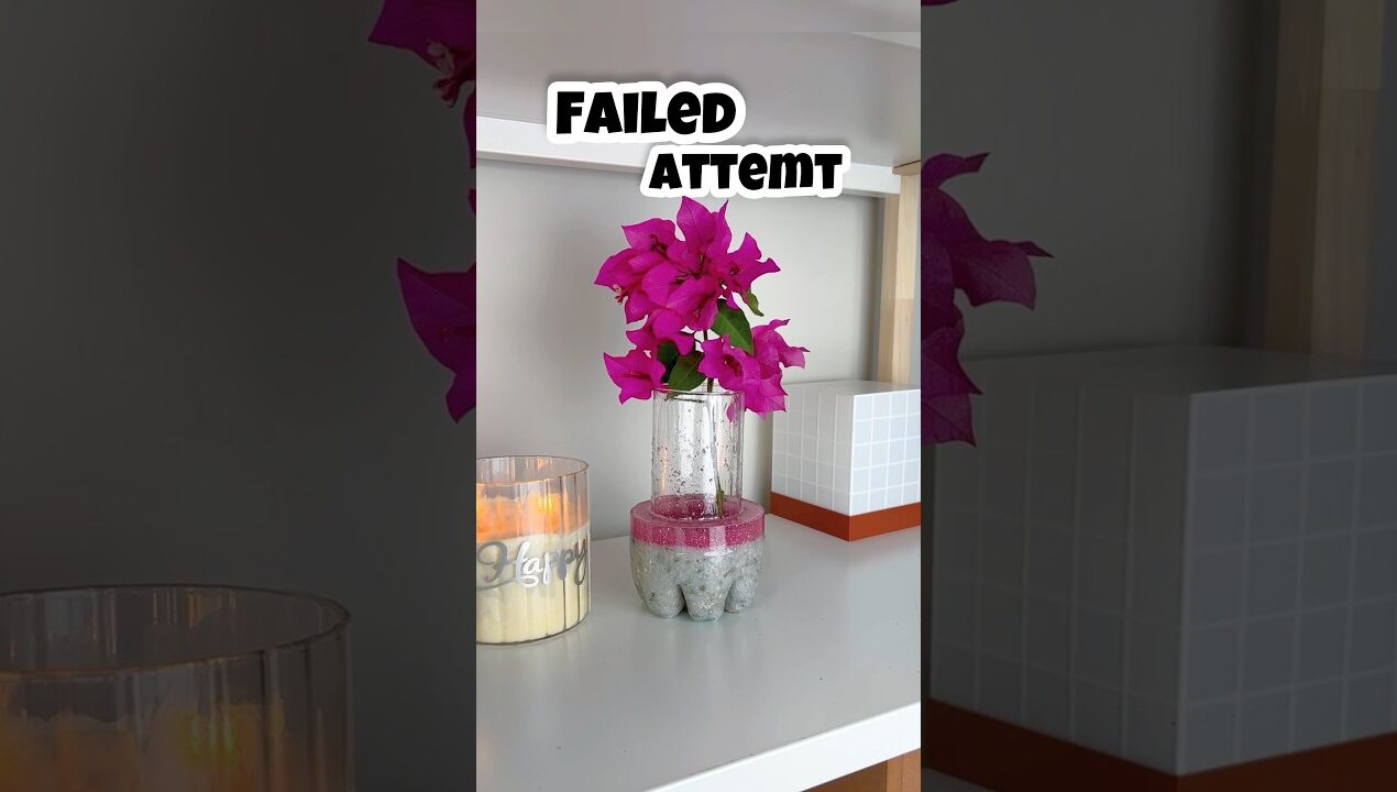 Kya Socha tha, Kya Ban Gaya ? #diy #resin #art #flowers