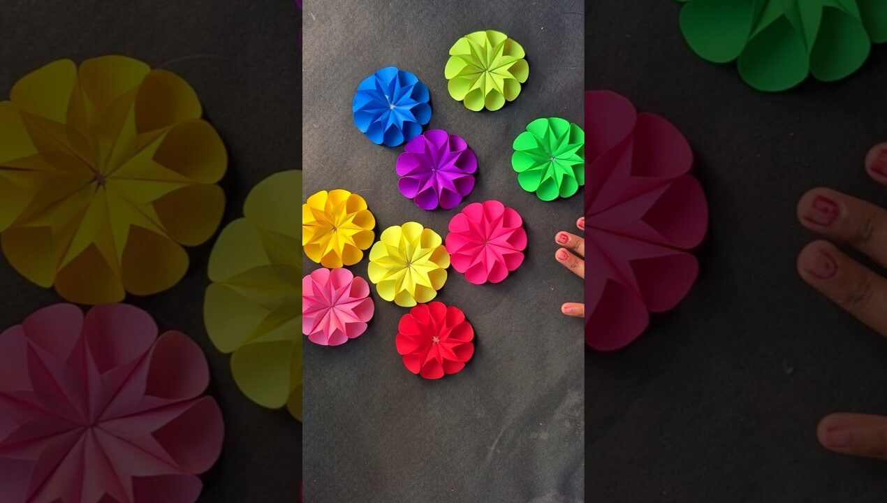 Amazing 💓 paper  craft wall hanging 💫#youtubeshorts #shorts #wallhanging