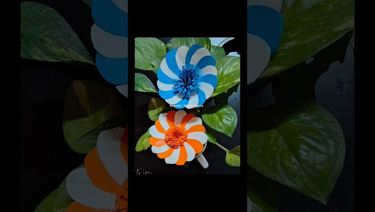 Diy Paper Flower 🌼🏵️✨ #youtube #diyideas #art #yt #shorts #ytshorts #youtubeshorts #papercraft #diy