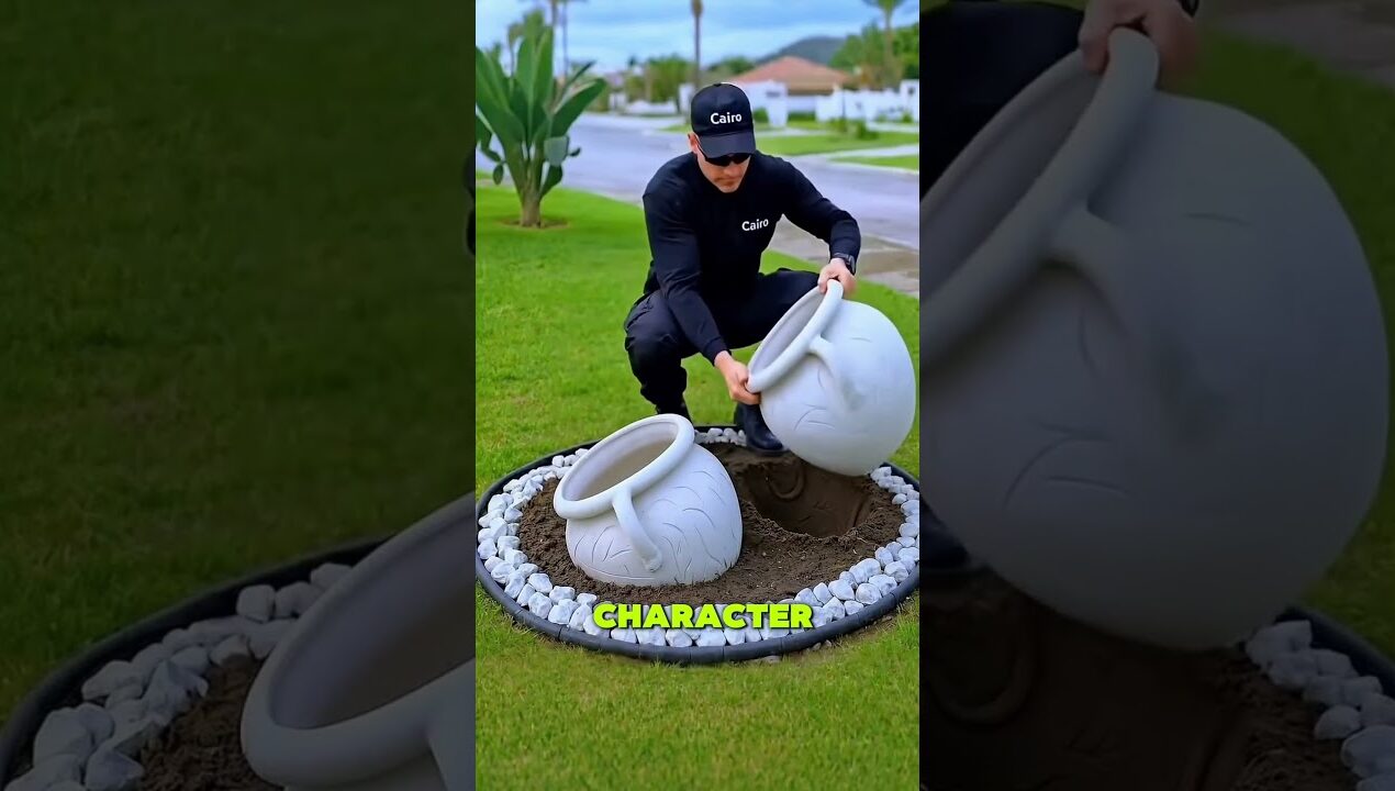 From Ordinary Lawn to Eye-Catching Garden Feature 🤯🌸