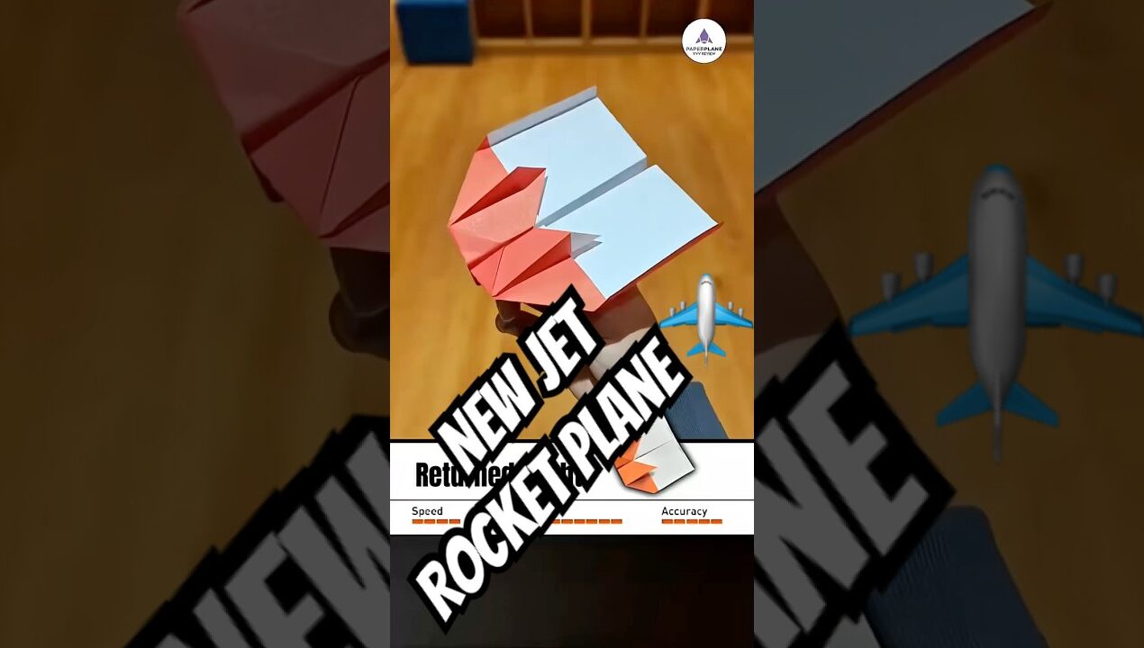 How to make homemade origami jet plane #paper #diy #craft #craftideas #origami #shorts #craftideas
