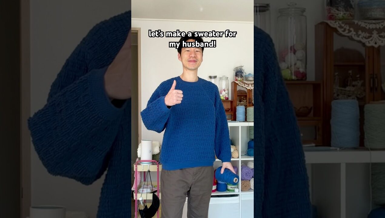 Let’s make a sweater! #crochet #diy