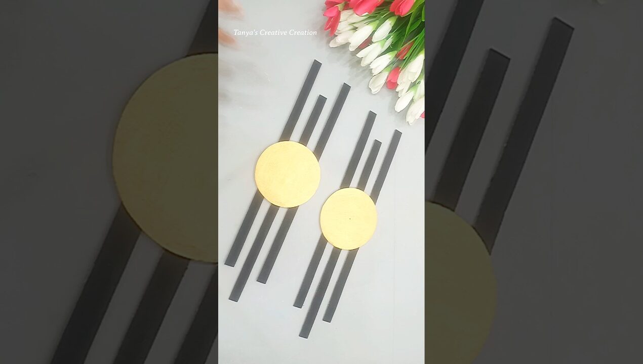 Wall decoration ideas | cardboard crafts #shorts #diy #youtubeshorts #craft