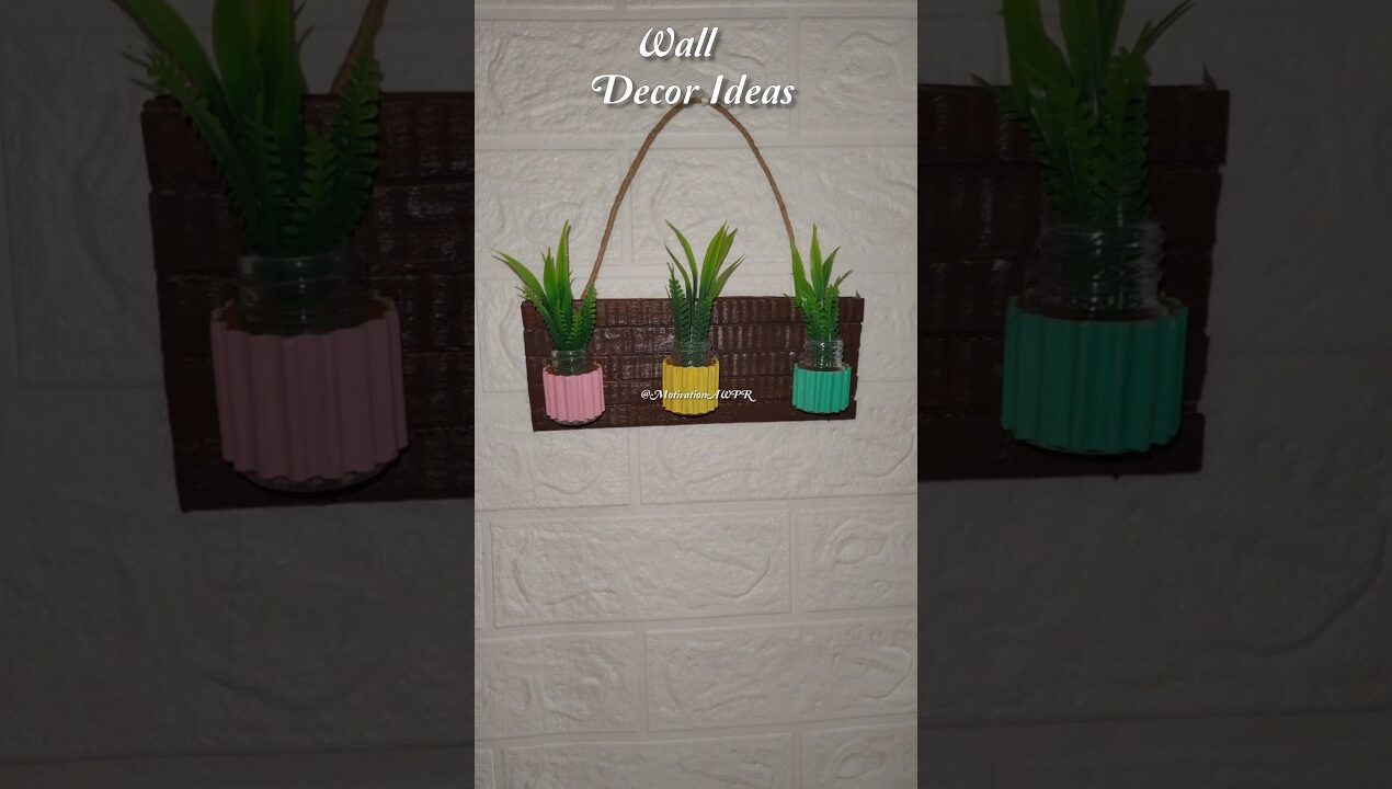 Diy wall decor ideas..#diy #crafts #shorts #viral #viralvideo #trending #youtubeshorts #art #short