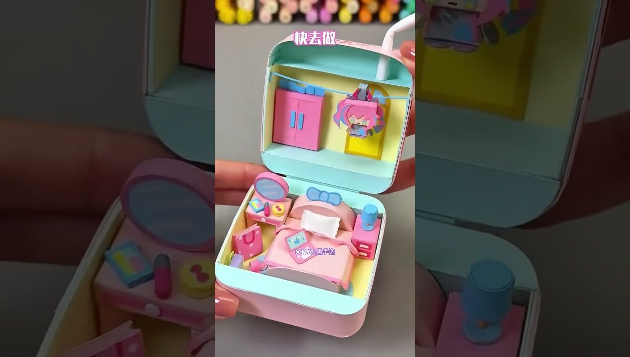 DIY My Melody. #kuromi #miniature #feedshorts #short #funkopop #funko #sanrio #mymelody #diy