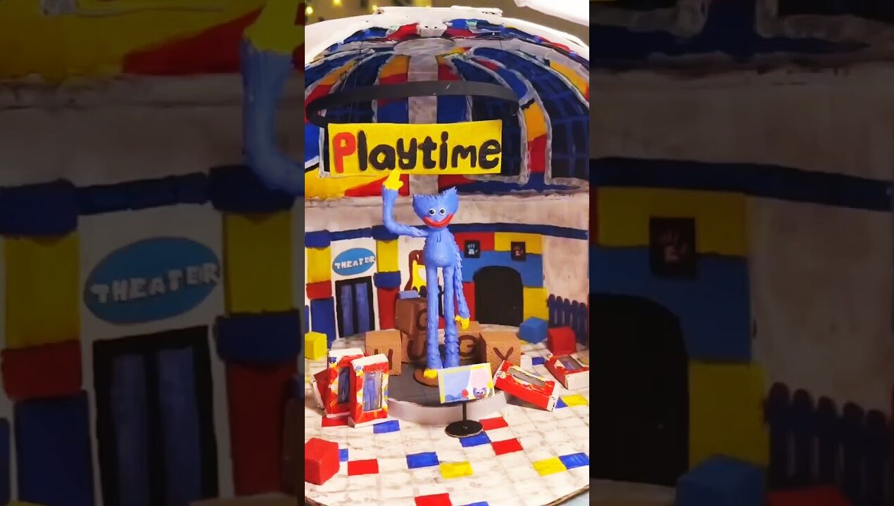 This Poppy Playtime Diorama is INSANE 😳 #poppyplaytime #miniature #diy