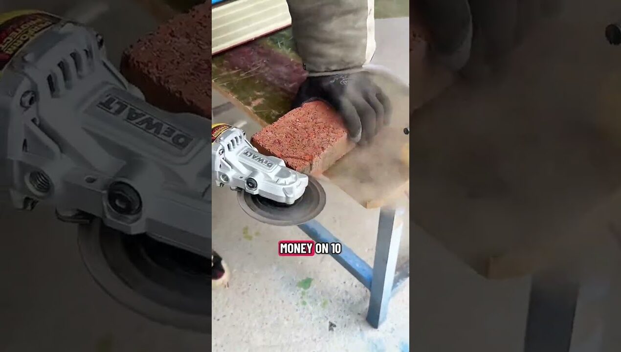 Cuts stone, iron, nails ALL in one blade! #cutting #DIY #tiktokshop #tools #giftedinlove