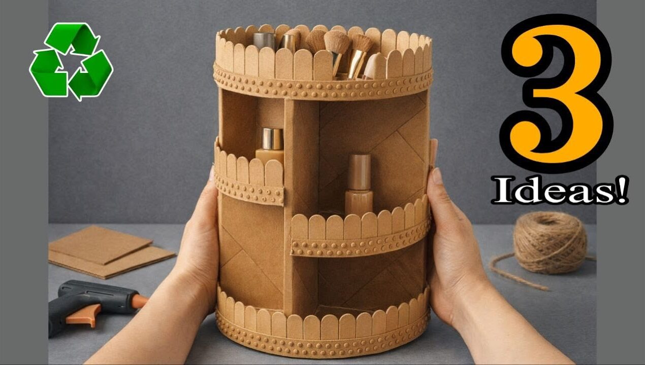3 Genius Cardboard DIY Ideas That Look EXPENSIVE 😱 | Easy Home Decor ♻️