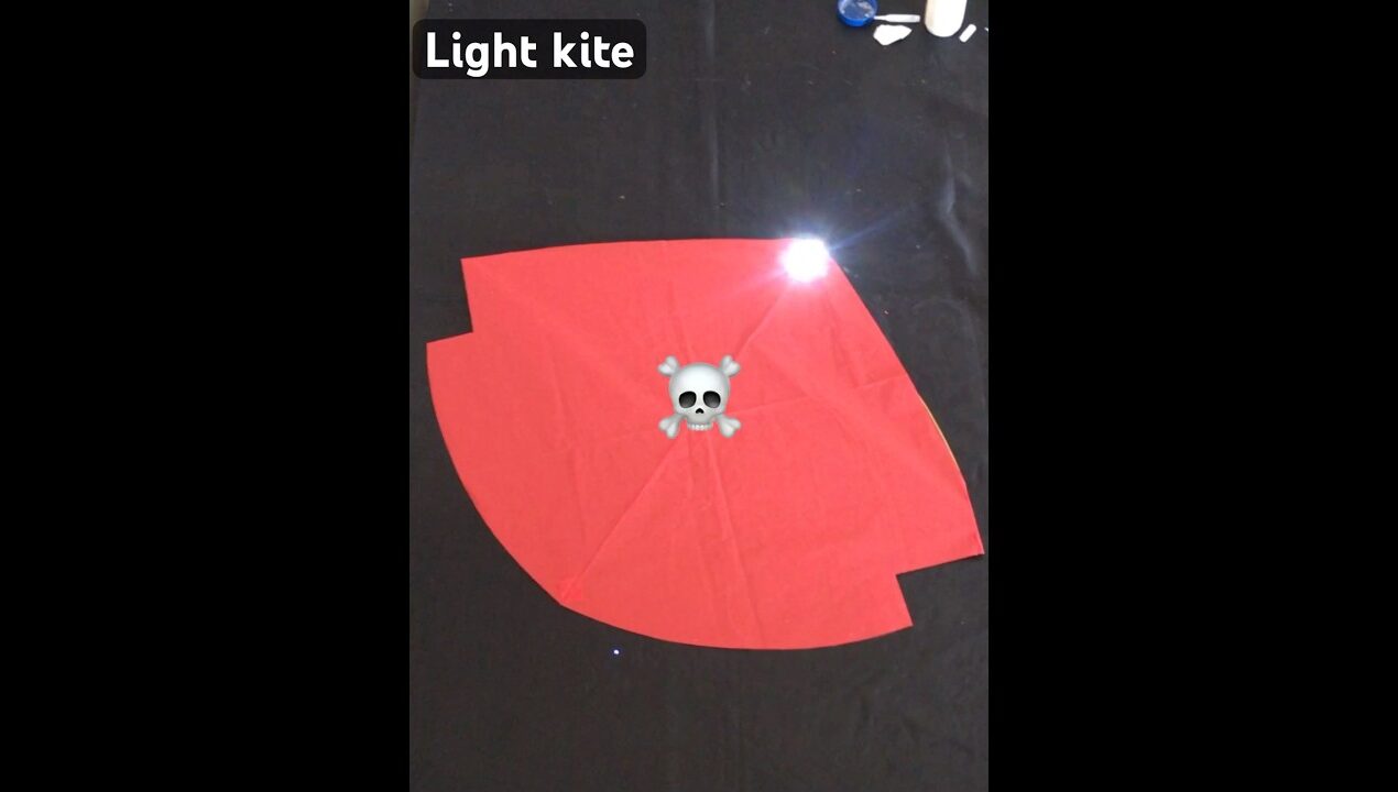Making tutorial of International led light kite #trending #kite #diy #challenge #technicalchallenge