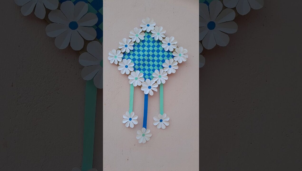 Hand work craft ideas 😁 #craft #wall #wallhanging #paper