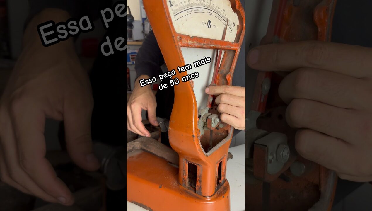 Restaurei essa balança que tem mais de 50 anos  #diy #ferramentas #restauracao #restauration
