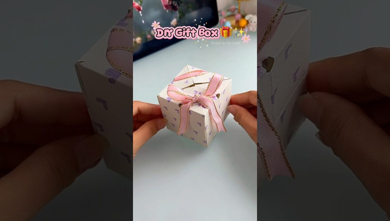 Make cheap Gift boxes look premium 👀✨#shorts #art #diy #craft #yourubeshorts