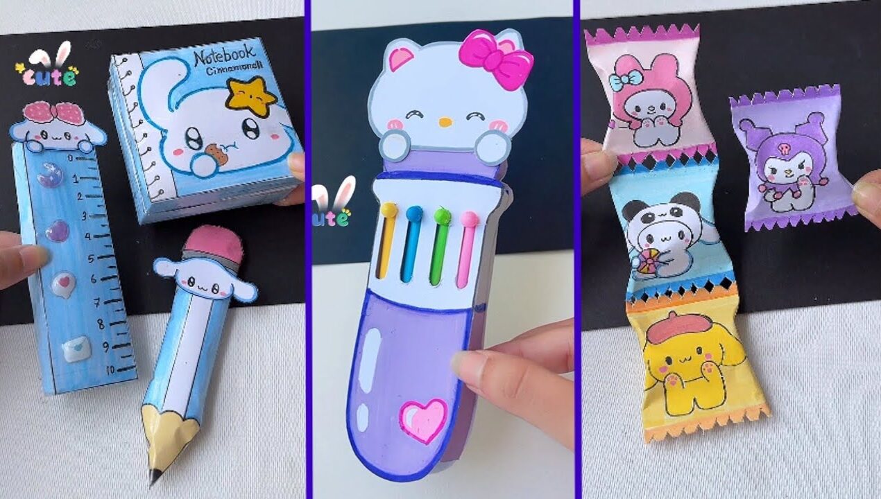 Easy craft ideas/ miniature craft /Paper craft/ how to make /DIY/school project/Tonni art and craft