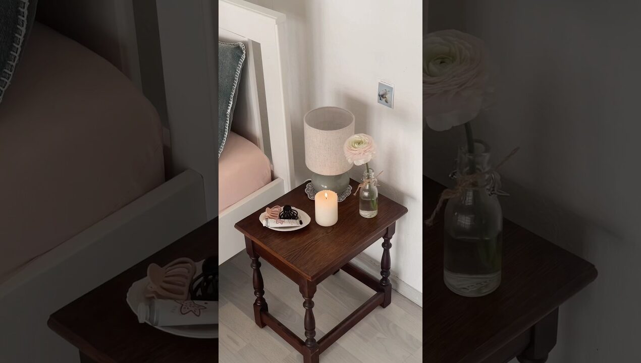 Make over nočního stolku ✨ #diy #tips #crafts