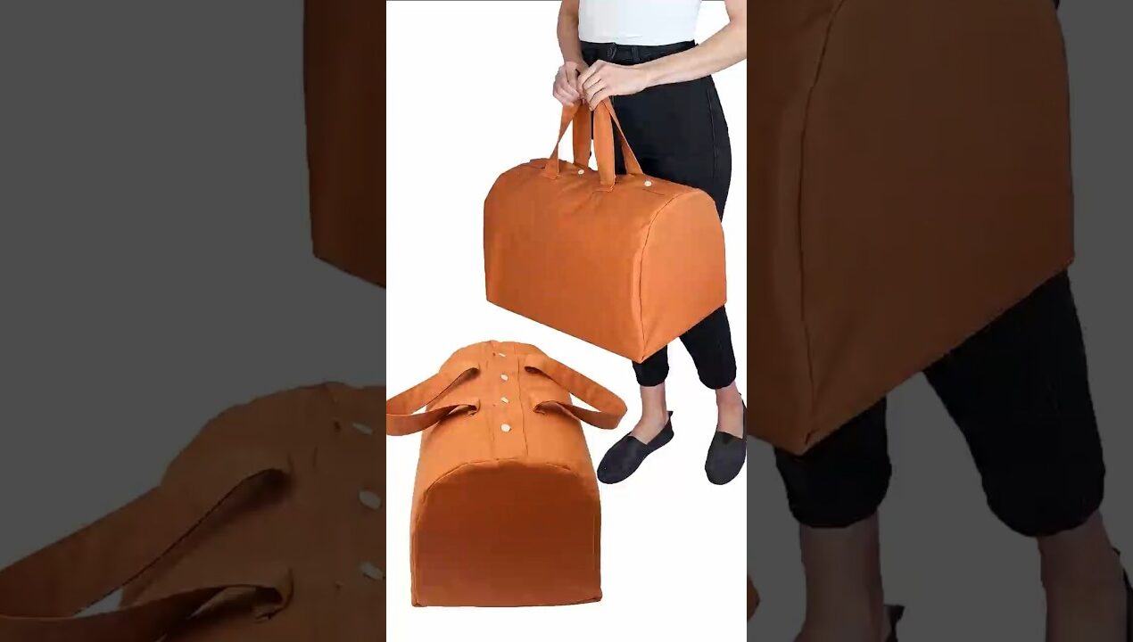 DIY Travel Bag from Old Shirt Miarti🪡🧵✂️ 👜