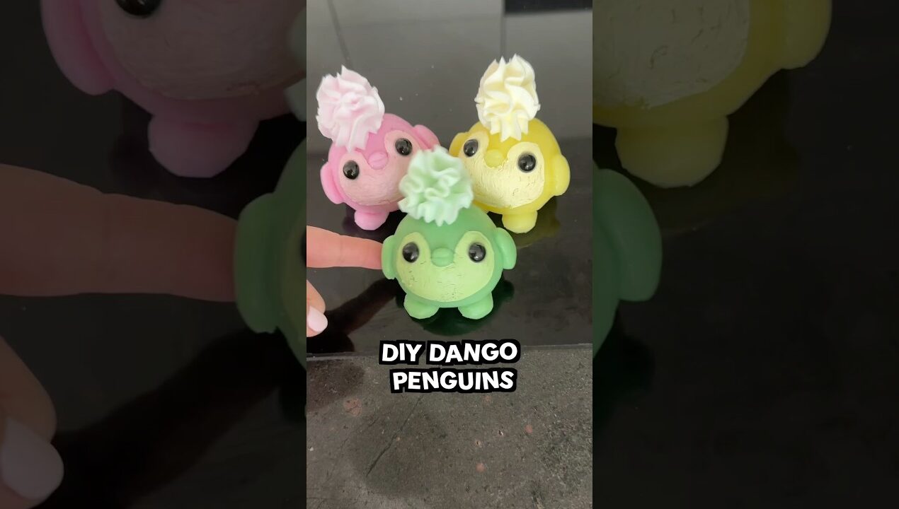 How I made dango penguin squishies! 🍡 #adoptme #diy #adoptmeroblox #roblox #cute