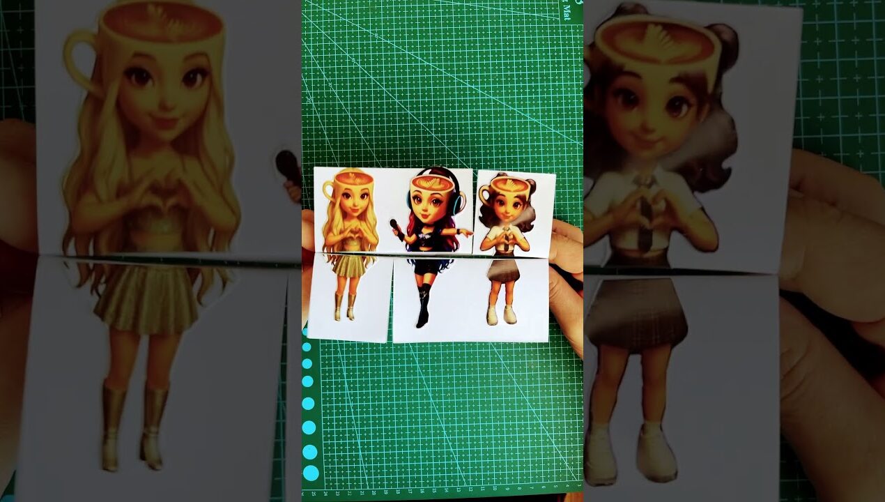 PaperArt🖌️DIY Cute emojis🖤#papercraft #art #usa #diy #toys #disney #satisfying #cute #brainrot