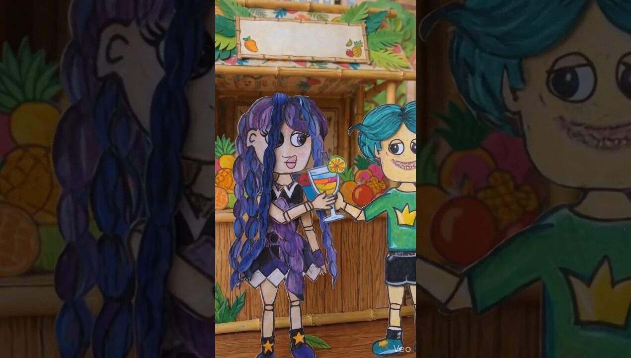 Wow 😯 Lily Lovebraids looks like Poppy doll #diy #papercraft #asmr #cute #trend