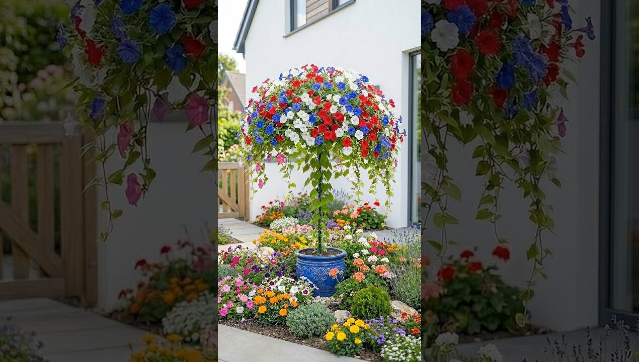 You Won’t Believe This Umbrella Garden Hack! 🌸