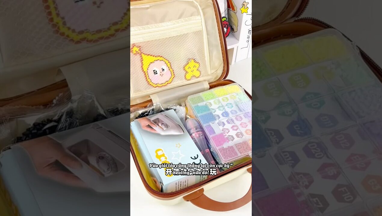 Cùng mình Unboxing bộ Kit làm hạt đậu DIY siêu cấp đáng yêu #diy #shortsviral #reviewtrochoi#funny