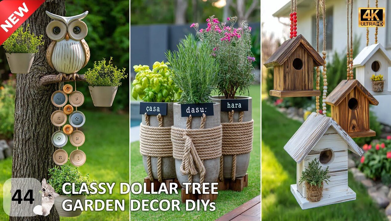 💲 EASY Dollar Tree Summer Ideas for GARDEN DECOR! 🌞 us BUDGET (Classy + Practical)