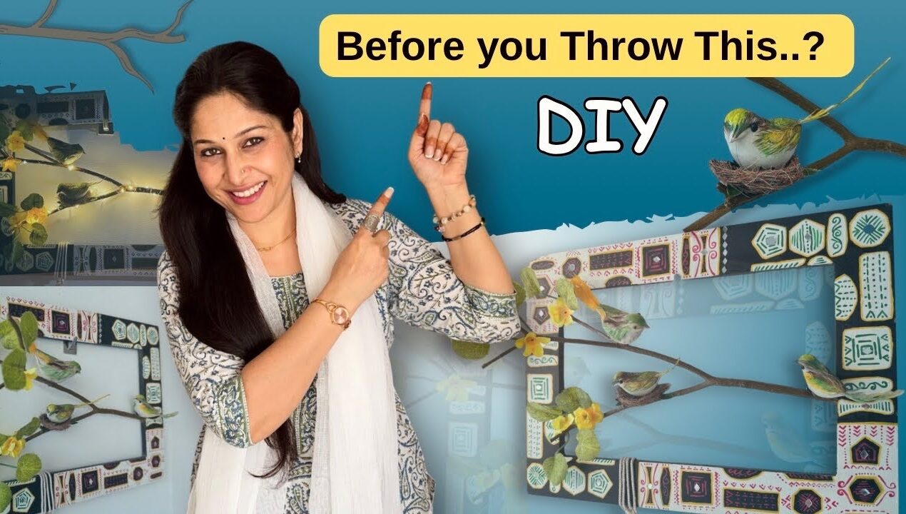 DIY Garden on My Wall?!  | Best Out of Waste + Fairy Lights Decor