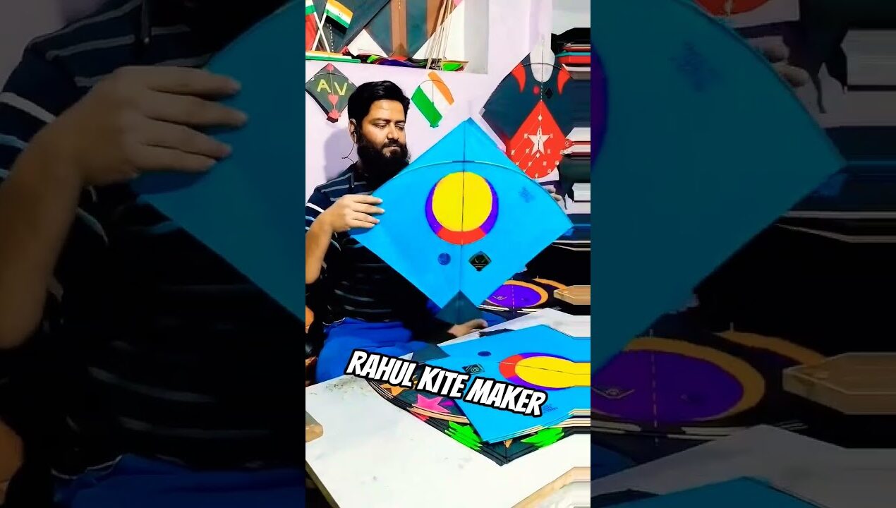 How to make a Kite 🪁🥰 | Easy DIY Patang Tutorial #art #kiteground #kite #patang #diy #artmo