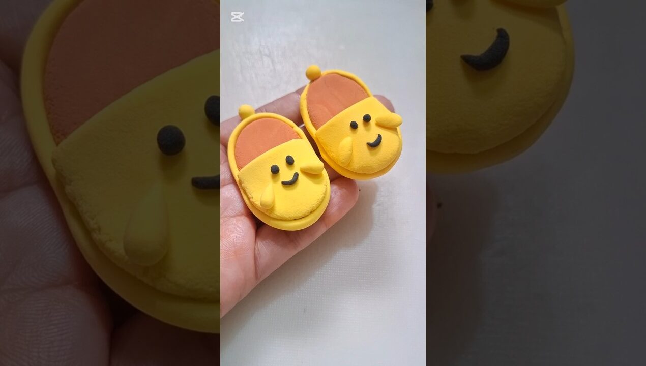 DIY idea 💞 How to make easily shoes🥿 with Super clay #funny #music #vairal #clay #DIY #clay #trend
