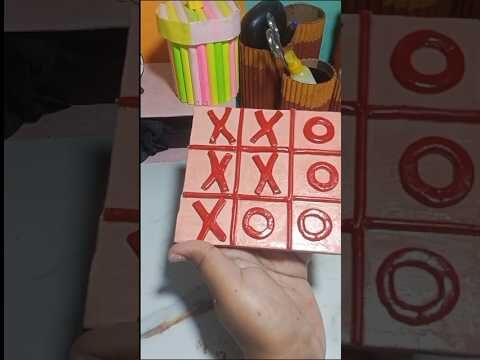 tic tac Toe DIY #subscribe #diy #craft #ideas #like #comment
