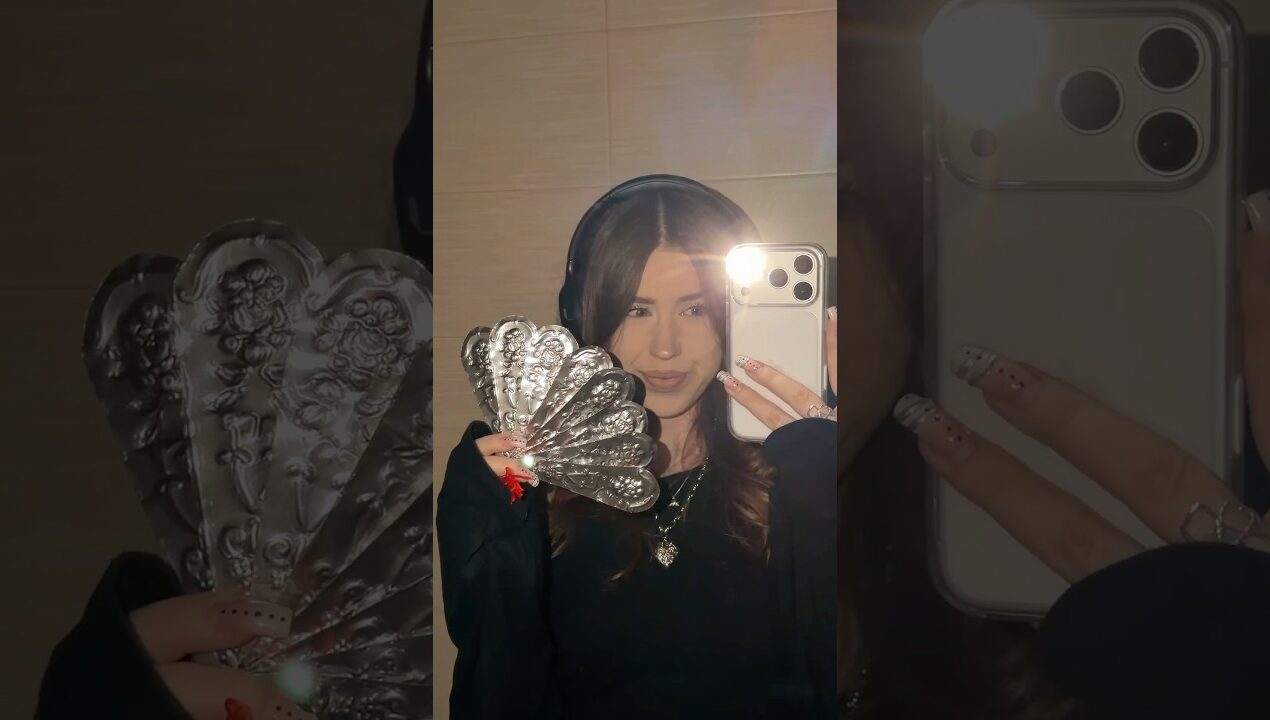 DIY Embossed SILVER Hand FAN Vintage AESTHETIC