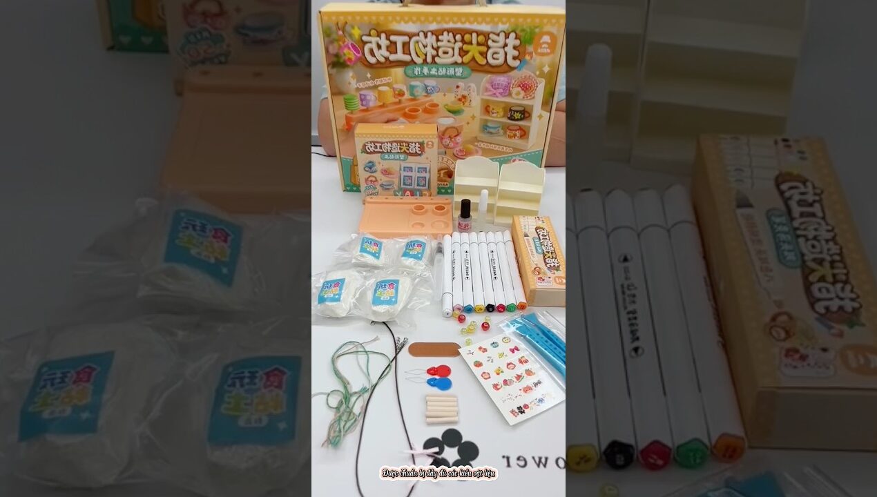 REVIEW Bộ DIY Tự Làm Đồ Gốm MiNi Thủ Công #funnyshorts #diy #trending