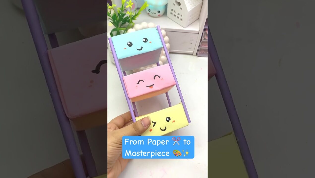 Beautiful Paper Crafts Anyone Can Make 😃 | Simple DIY Ideas #shorts #papercrafts
