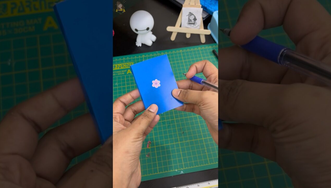 വെറും ഒരു പേപ്പർ മതി♥️ ini pocket diary indakan😱| EmzzArtStudio #diy #craft #shorts #youtubeshorts