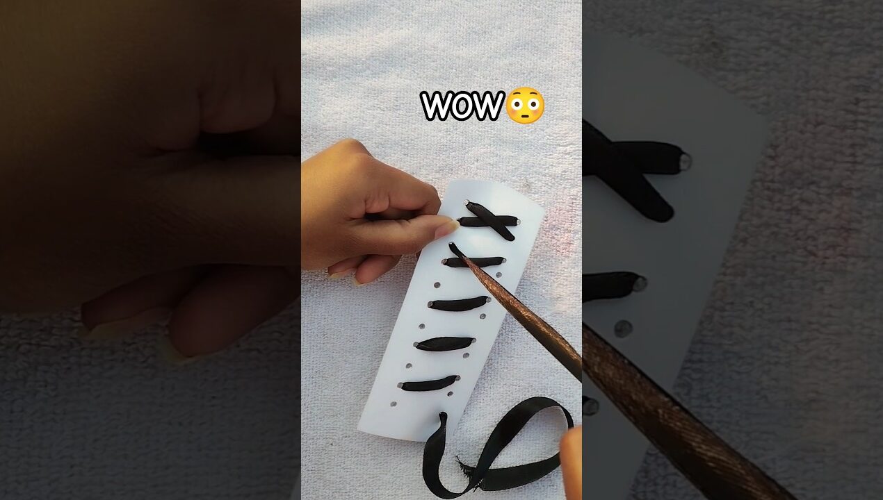 DIY easy & cute Bookmark🖤✨_#diy #shorts