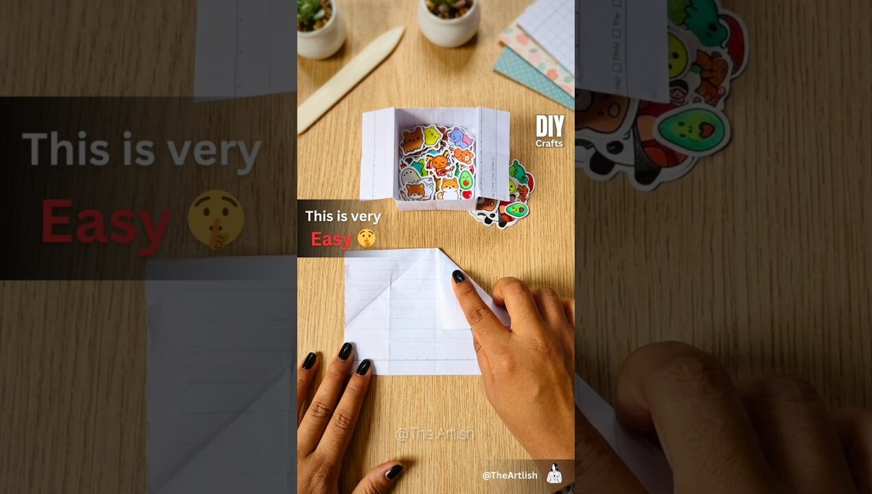 Don’t Throw Paper ❌😳 | DIY Craft Hack #diy #papercraft #craftideas#trending #viralvideo #fyp