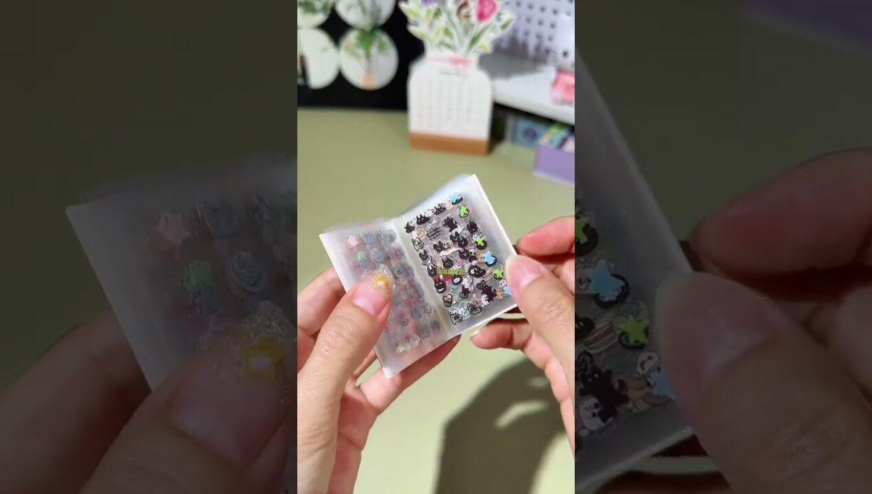 Sổ tay nhãn dán mini nhiều mẫu #diy #sticker