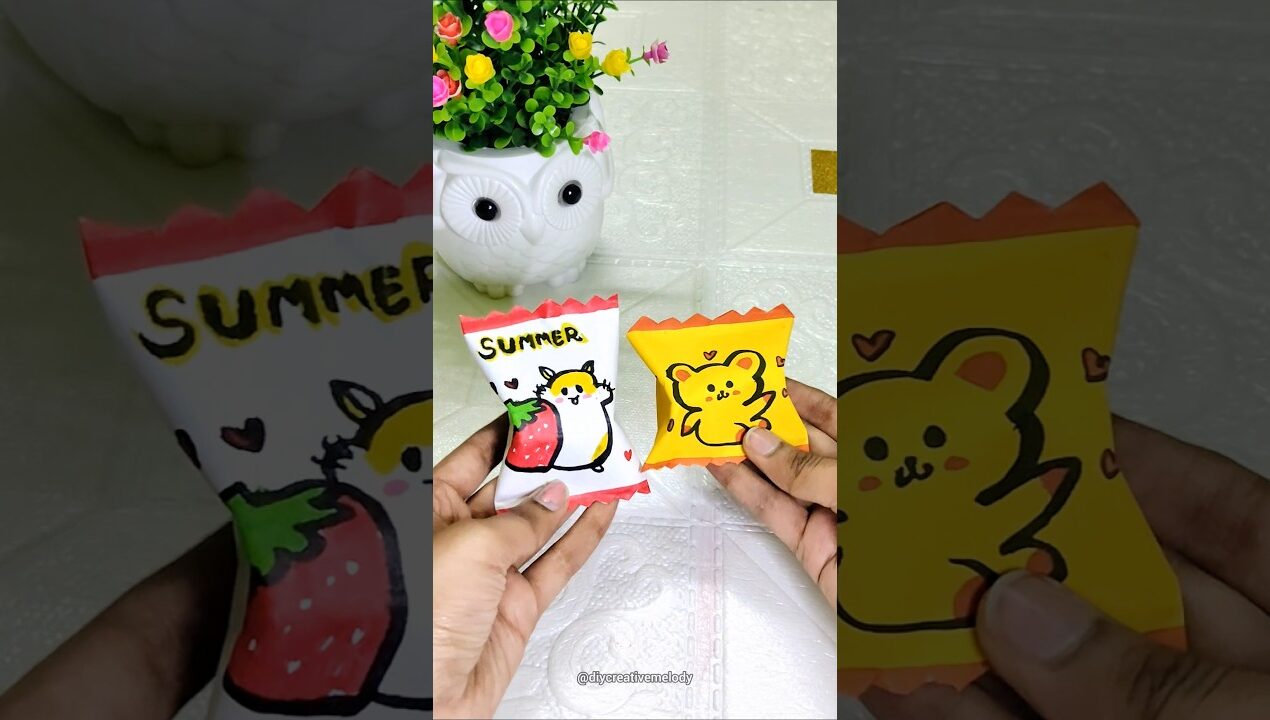 Diy mini gift ideas ❤️✨Easy Paper Craft#shorts#papercraft #craftideas #diy #cute#craft #viralshorts