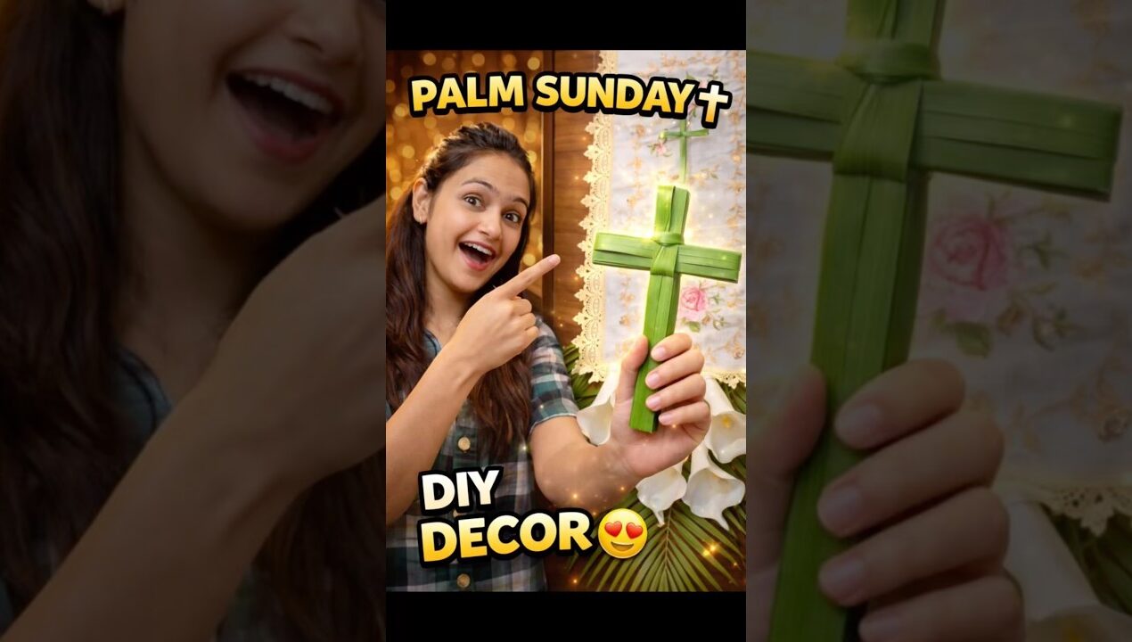 DIY Viral Palm Sunday Decor 😱 Made from Leaves