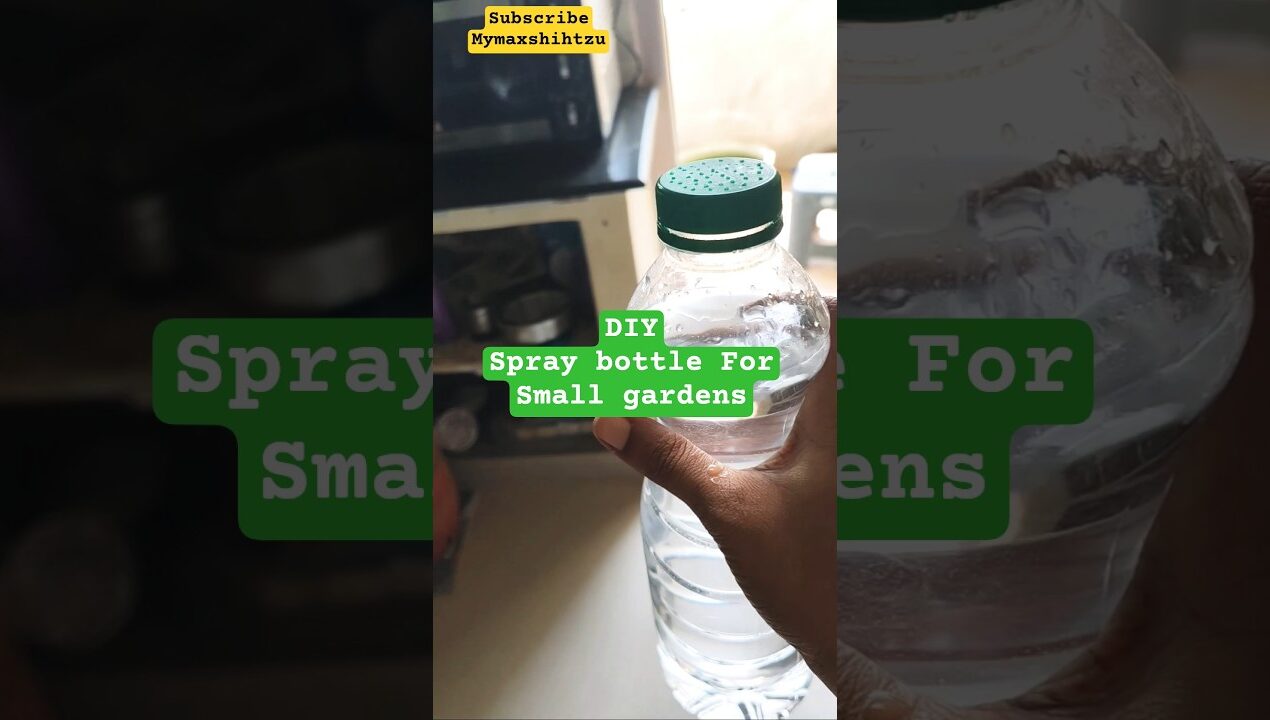 easy spray bottle #diygardenprojects #diycrafts #gardeningtips #recycleplastic #recycleideas #viral