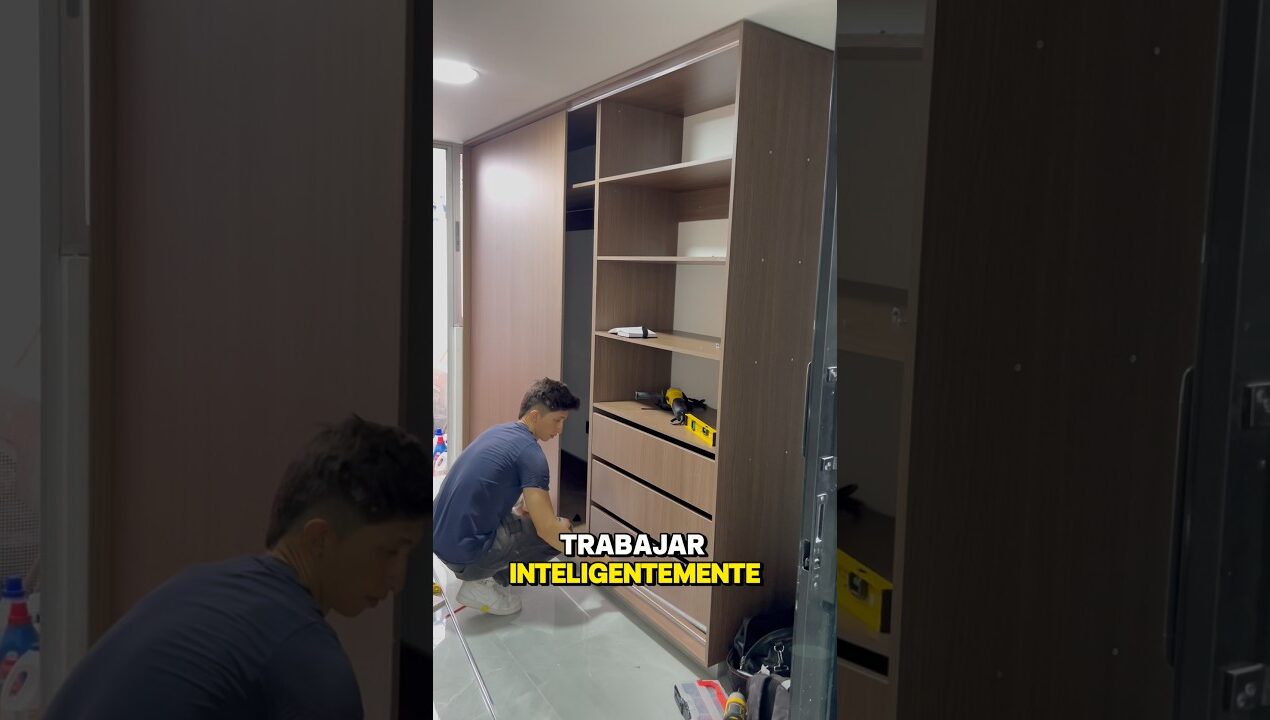 COMO HACER UN CLOSET FÁCIL DE MADERA  #asmr #diy #homedecor #closet